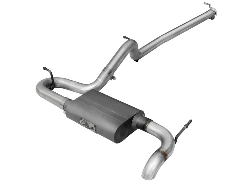 aFe Scorpion Exhaust System Cat Back 2.5in Aluminized Hi-Tuck 07-18 Jeep Wrangler JK V6 3.6/3.8L - awdtuningtx