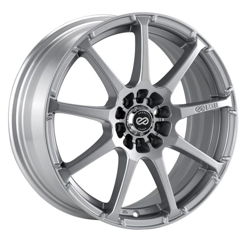 Enkei EDR9 17x7 5x100/114.3 45mm offset 72.6 Bore Diameter Silver Wheel - awdtuningtx