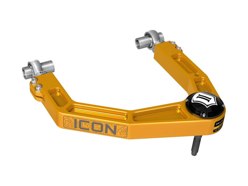 ICON 2024 Toyota Tacoma Billet Upper Control Arm w/ Delta Joint Pro - Gold Anodized - awdtuningtx