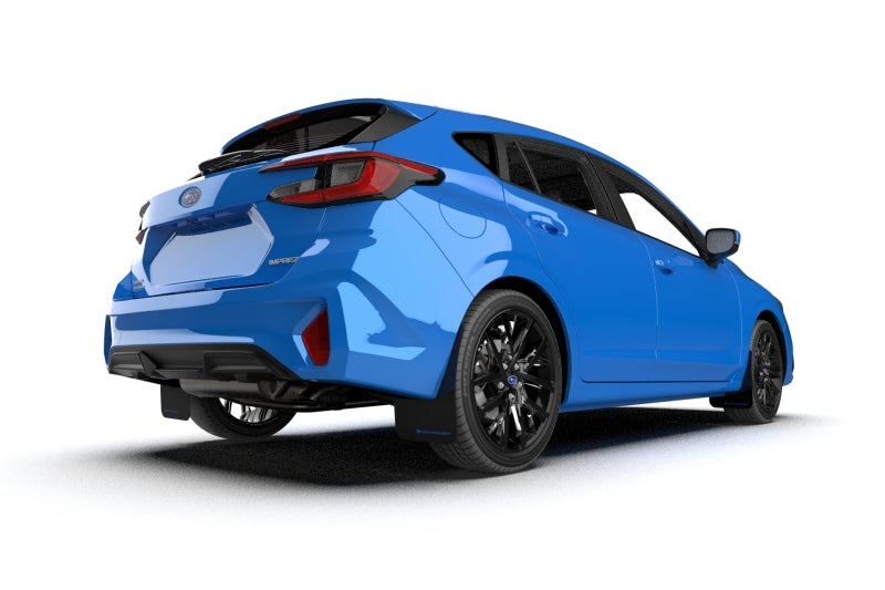 Rally Armor 2024 Subaru Impreza Black UR Mud Flap w/ Red Logo - awdtuningtx