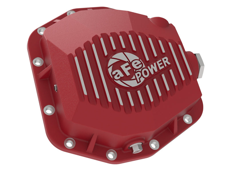 aFe Pro Series Rear Differential Cover Red 2018+ Jeep Wrangler (JL) V6 3.6L (Dana M220) - awdtuningtx