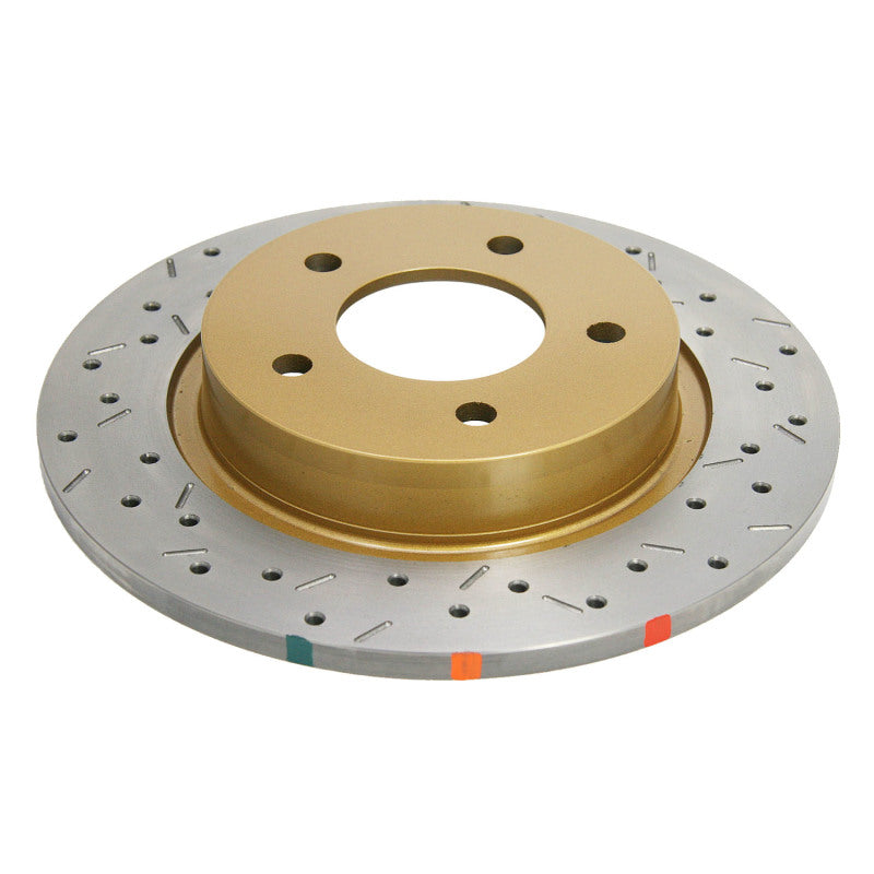 DBA 04-05 Mazda 3 2.3L / 06+ MazdaSpeed3 Rear Drilled & Slotted 4000 Series Rotor - awdtuningtx