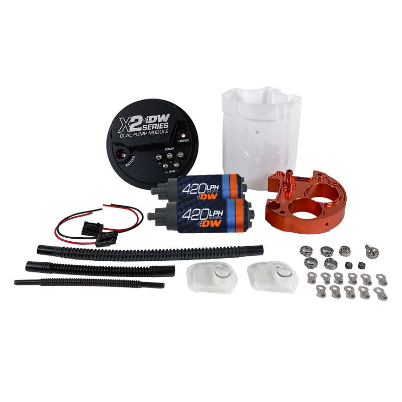 Deatschwerks X2 Series Fuel Pump Module with Dual DW420 Pumps For 2008-21 WRX/STI - awdtuningtx