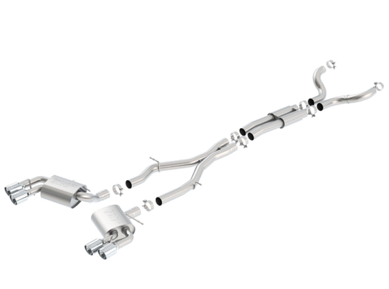 Borla 16-17 Camaro SS 6.2L Dual Tip Dual Split Rear Exit Dual Mode Catback Exhaust (NPP) - awdtuningtx