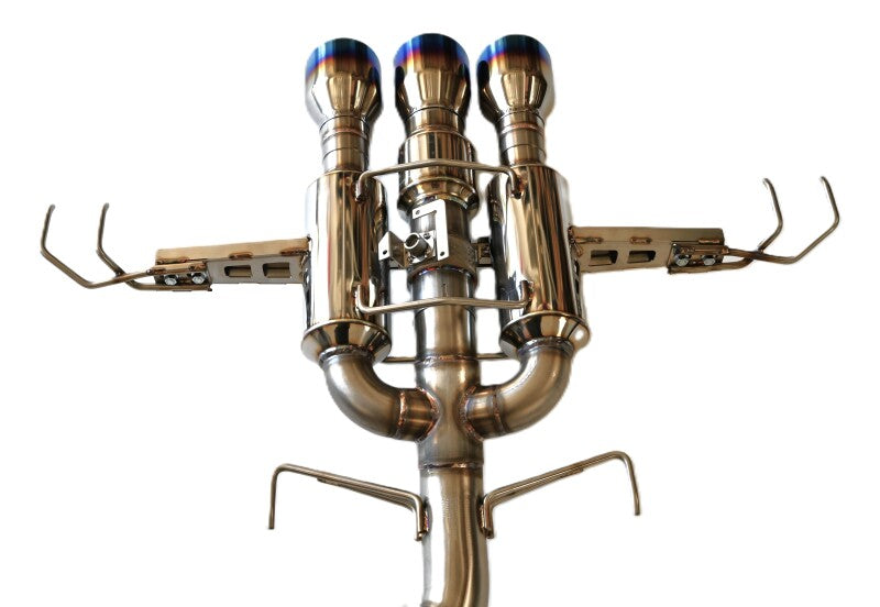 Invidia 22+ HONDA CIVIC TYPE-R FL5 R400 SINGLE LAYER TI TIP FULL CAT-BACK (NON POLISH PIPE) - awdtuningtx