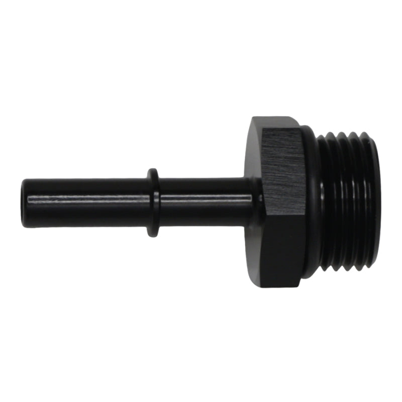 DeatschWerks 10AN ORB Male to 5/16in Male EFI Quick Connect Adapter - Anodized Matte Black - awdtuningtx