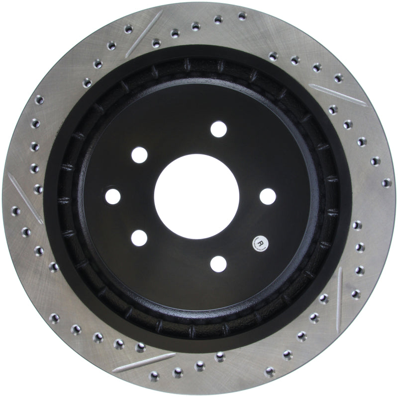 StopTech Infiniti G37 / Nissan 370Z SportStop Slotted & Drilled Rear Right Rotor - awdtuningtx