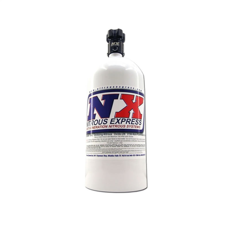 Nitrous Express 5lb Bottle w/Lightning 500 Valve (5.25 Dia x 17.64 Tall) - awdtuningtx