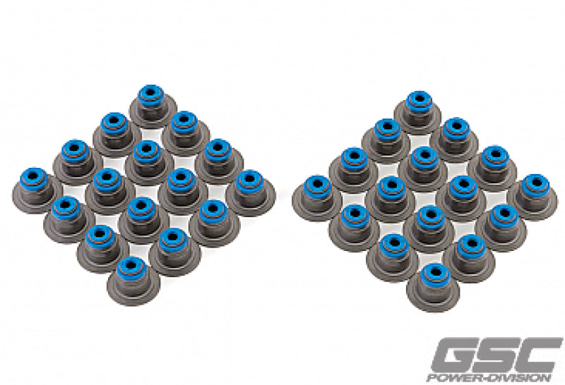GSC P-D Ford Mustang 5.0L Gen 3 Coyote Valve Stem Seal w/Integrated Spring Seat - Set of 32 - awdtuningtx