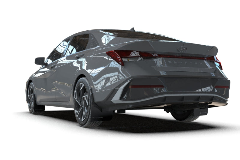 Rally Armor 2024 Hyundai Elantra N Line Black Mud Flap w/ Grey Logo - awdtuningtx