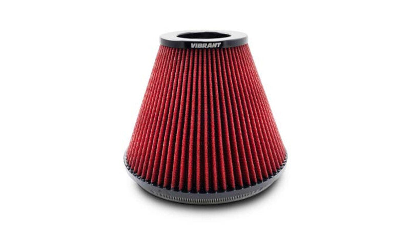 Vibrant 8.75in Inlet I.D. x 8.50in Height Bellmouth Velocity Stack Classiic Performance Air Filter - awdtuningtx