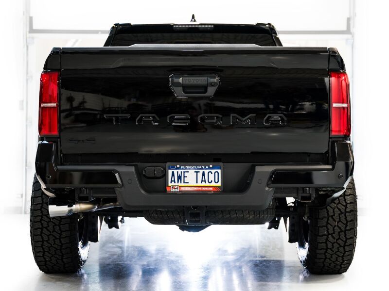AWE Exhaust for 4th Gen Toyota Tacoma Dual Chrome Silver Tips - awdtuningtx