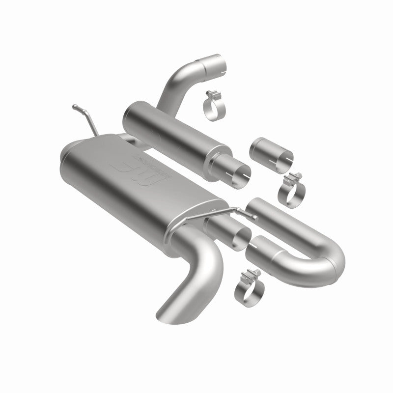 MagnaFlow 18-23 Jeep Wrangler JL 2.0L/3.6L Overland Series Axle-Back Exhaust - awdtuningtx