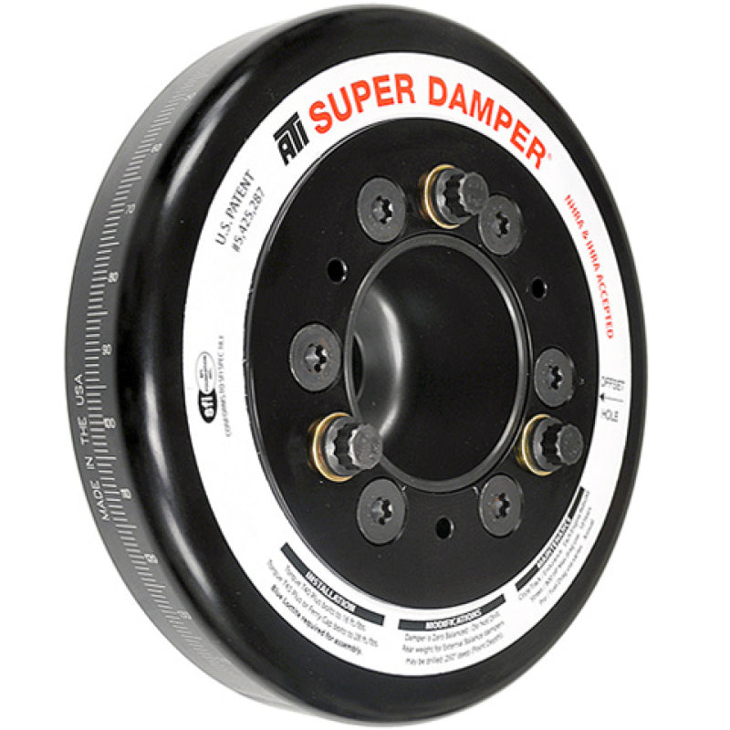 ATI Damper - 7.074in - Alum LW - Honda K20 - Race Only - No Belt Drives - awdtuningtx
