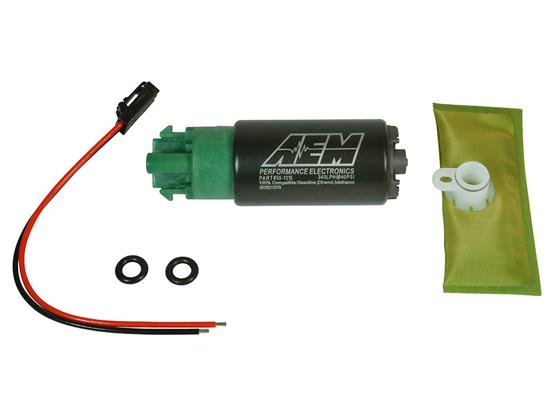 AEM 340LPH 65mm Fuel Pump Kit w/ Mounting Hooks - Ethanol Compatible - awdtuningtx