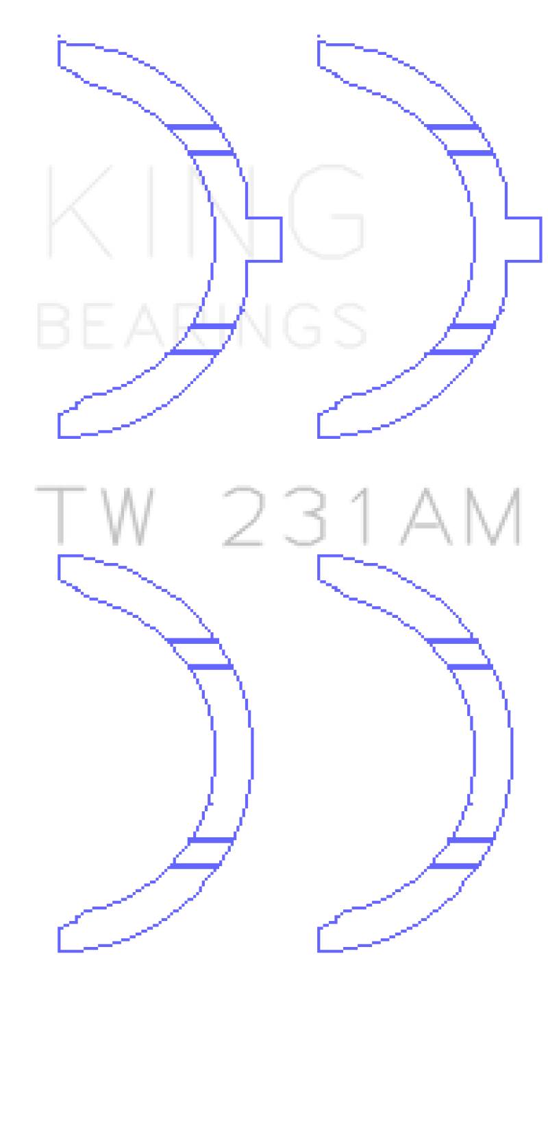 King Toyota 1A/2A/3A/4A Thrust Washer Set - awdtuningtx