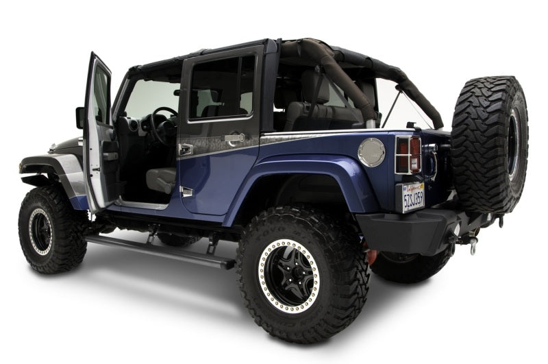 AMP Research 2007-2017 Jeep Wrangler JK 4 Door PowerStep - Black - awdtuningtx