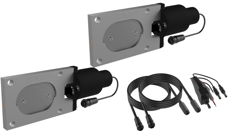 QTP Bolt-On QTEC Dual Low Profile Oval Electric Cutout Valves - Pair - awdtuningtx