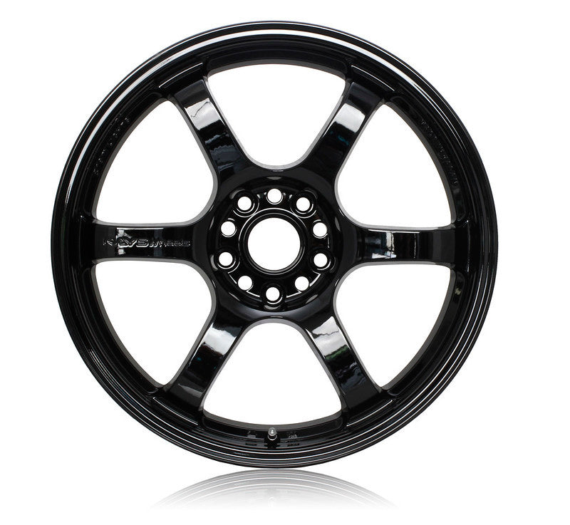 Gram Lights 57DR 18x9.5 +38 5-100 Glossy Black Wheel - awdtuningtx