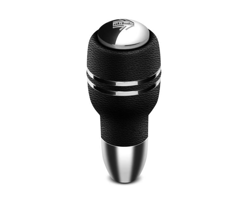 Momo Automatico Shift Knob - Black Leather, Chrome Insert - awdtuningtx