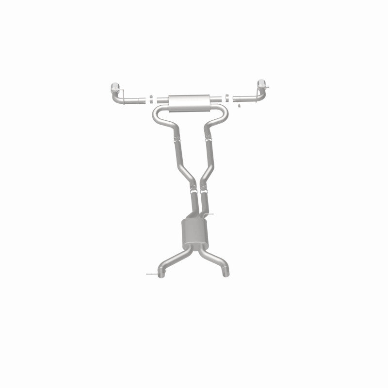 MagnaFlow 07 Audi Q7 V8 4.2L Dual Split Rear Exit Stainless Cat-Back Perf Exhaust - awdtuningtx