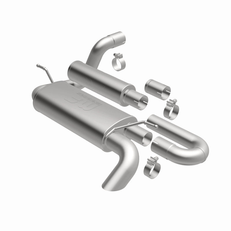 MagnaFlow 18-23 Jeep Wrangler JL 2.0L/3.6L Overland Series Axle-Back Exhaust - awdtuningtx
