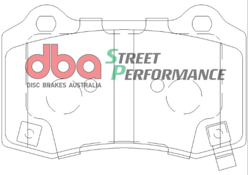 DBA 2010 Camaro SS SP500 Rear Brake Pads - awdtuningtx
