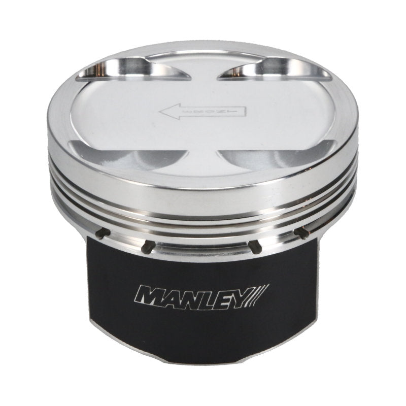 Manley 03-06 Evo 8/9 (7 Bolt 4G63T) 85.5mm +0.5mm Over Bore 8.5:1 Dish Pistons w/ Rings - awdtuningtx