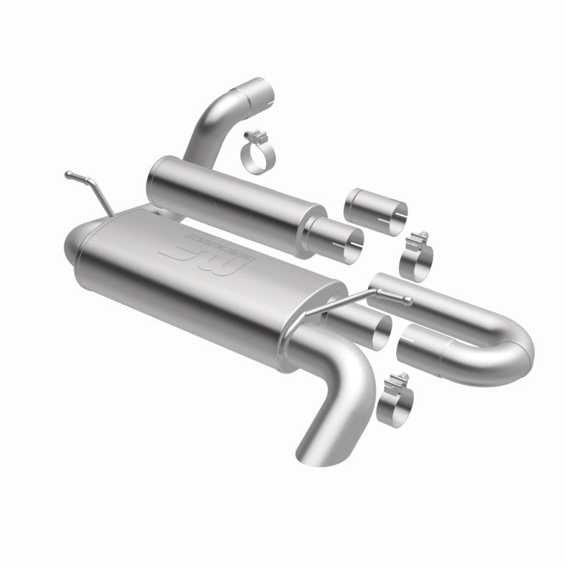 MagnaFlow 18-23 Jeep Wrangler JL 2.0L/3.6L Overland Series Axle-Back Exhaust - awdtuningtx