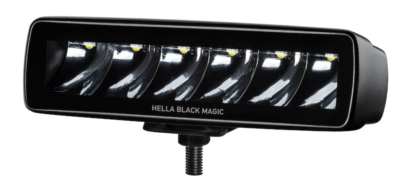 Hella Universal Black Magic 6 L.E.D. Mini Light Bar - Spot Beam - awdtuningtx