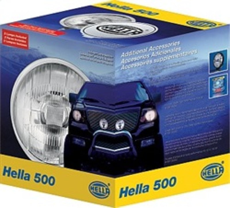 Hella 500 Series 12V/55W Halogen Driving Lamp Kit - awdtuningtx