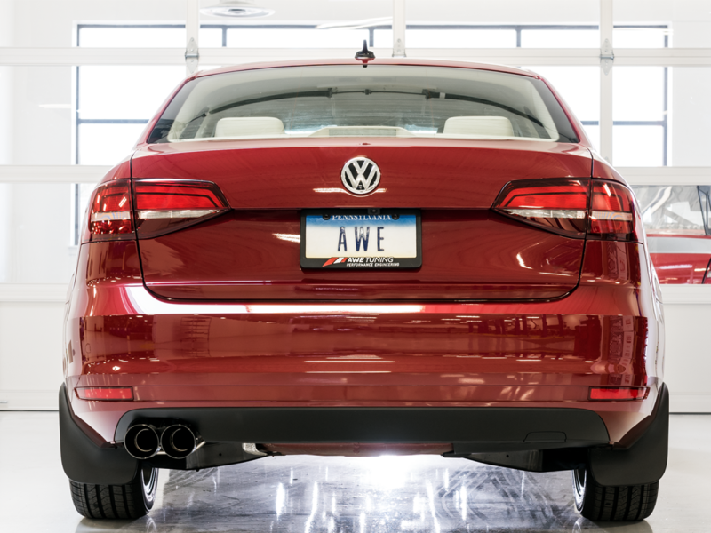 AWE Tuning 09-14 Volkswagen Jetta Mk6 1.4T Track Edition Exhaust - Diamond Black Tips - awdtuningtx
