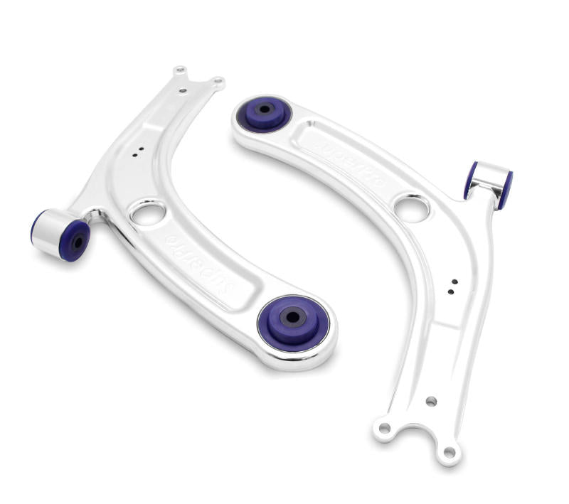 SuperPro 2015 Audi A3 Quattro Premium Front Lower Forged Alloy Control Arm Kit - awdtuningtx