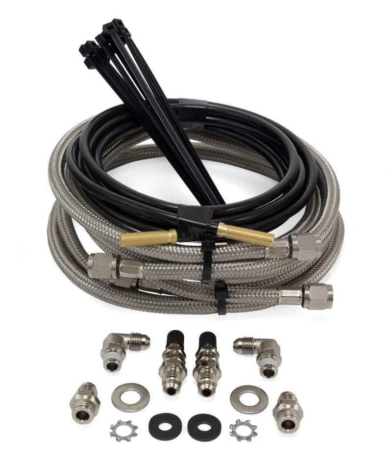 Air Lift Loadlifter 5000 Ultimate Plus Stainless Steel Air Line Upgrade Kit - awdtuningtx