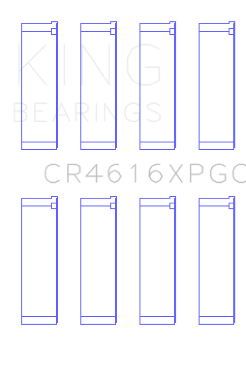 King Subaru Fa20/ Toyota 4U-GSE (Size 0.05) Connecting Rod Bearing Set - awdtuningtx