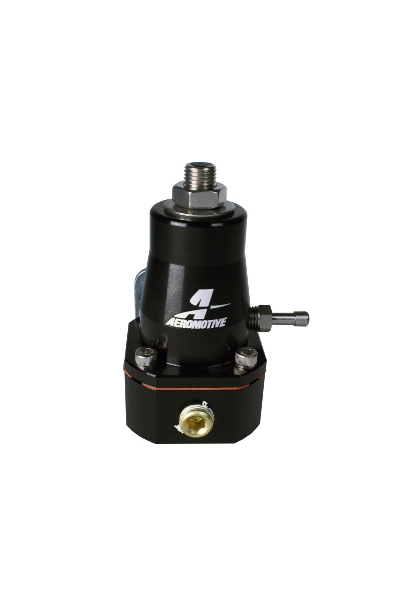 Aeromotive Adjustable Regulator Billet EFI Bypass - (2) -6 Inlets/(1) -6 Return - Black - awdtuningtx