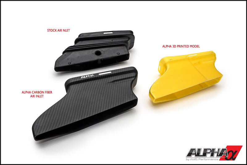AMS Performance 14-18 Mercedes-Benz CLA 45 AMG 2.0T Alpha Cold Air intake w/Carbon Fiber Lid & Duct - awdtuningtx
