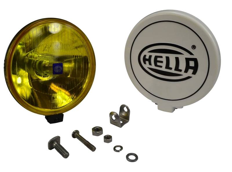 Hella 500 Series ECE 6.4in 55W Round Driving Beam Amber Light - awdtuningtx