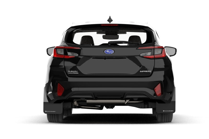 Rally Armor 2024 Subaru Impreza Black UR Mud Flap w/ White Logo - awdtuningtx