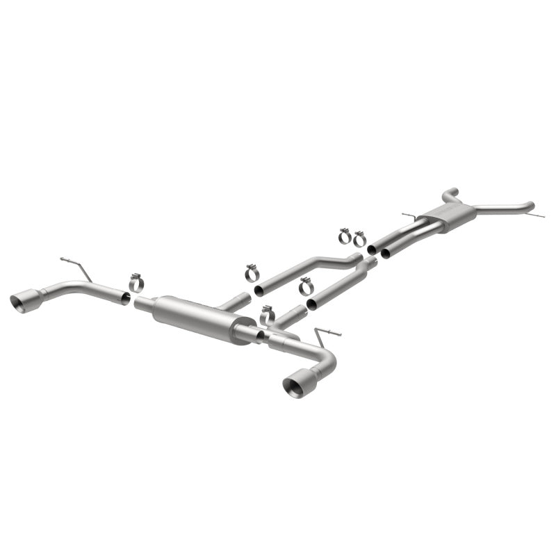MagnaFlow 07 Audi Q7 V8 4.2L Dual Split Rear Exit Stainless Cat-Back Perf Exhaust - awdtuningtx