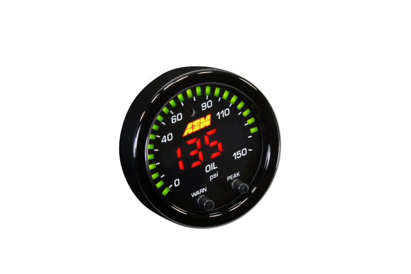 AEM X-Series 0-150 Oil Pressure Gauge Kit - awdtuningtx