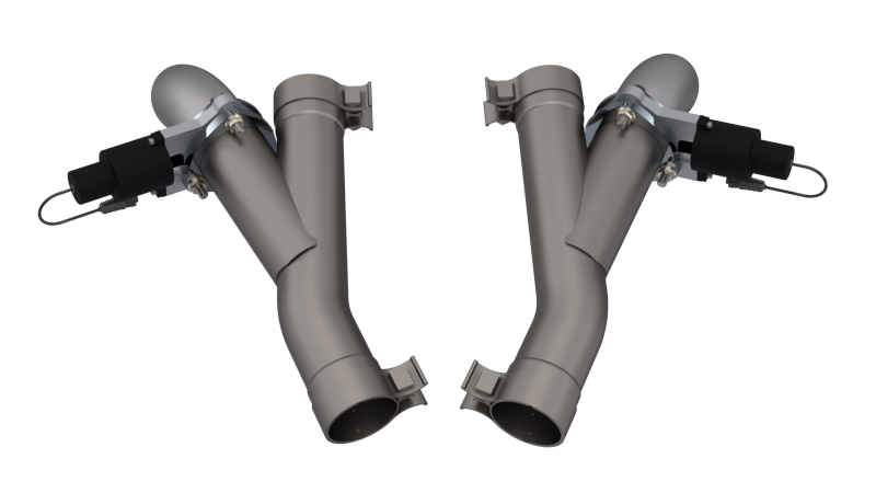 QTP 2018+ Jeep Grand Cherokee Trackhawk 2.75in 304SS Aggressor Cutout Dual Mid Pipes - awdtuningtx