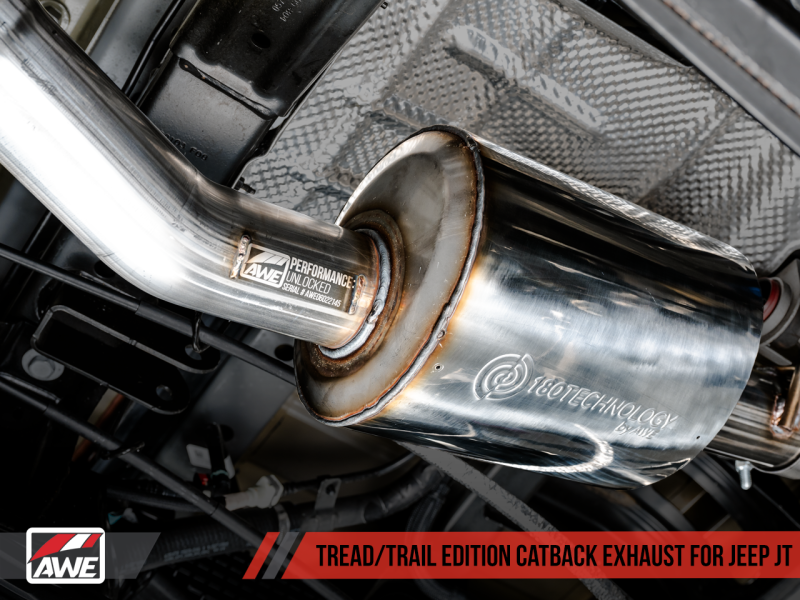 AWE Tuning 20-21 Jeep Gladiator JT 3.6L Trail Edition Cat-Back Exhaust - awdtuningtx