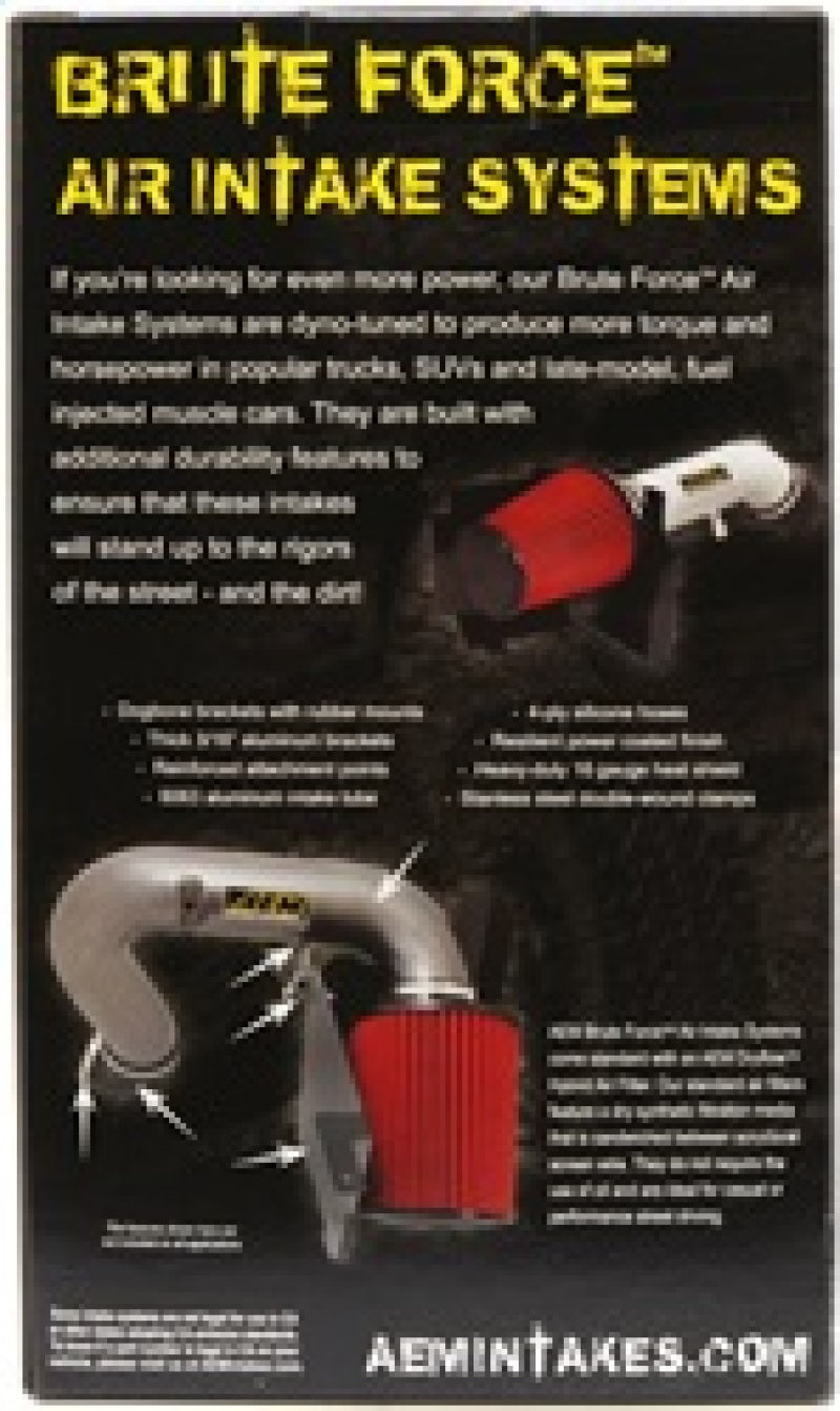 AEM Dryflow Conical Air Filter 2.75in Flange ID / 6in Base OD / 5.125in Top OD / 9.125in Height - awdtuningtx