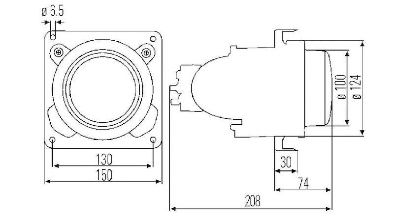 Hella Headlamp DeUs A 1Bl - awdtuningtx