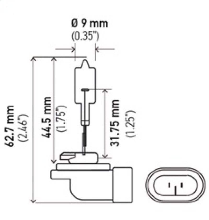 Hella Bulb 888 12V 50W PGJ13 T3.25 - awdtuningtx
