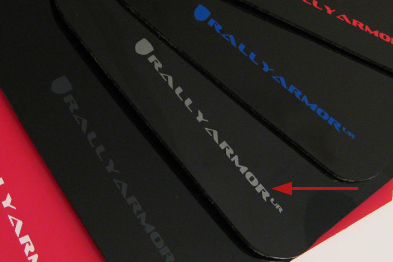 Rally Armor 02-07 Subaru WRX/STI/RS/2.5i (Wagons Req. Mod.) Black UR Mud Flap w/ Silver Logo - awdtuningtx