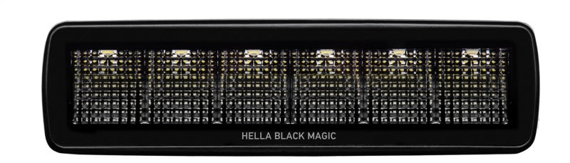 Hella Universal Black Magic 6 L.E.D. Mini Light Bar - Flood Beam - awdtuningtx