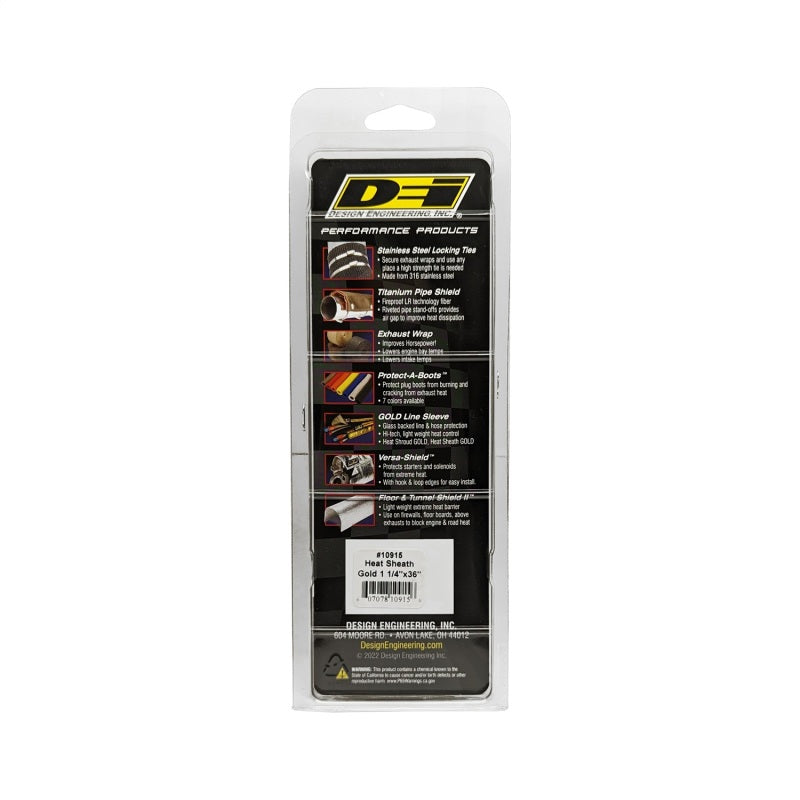 DEI Heat Sheath GOLD 1-1/4in x 36in - awdtuningtx