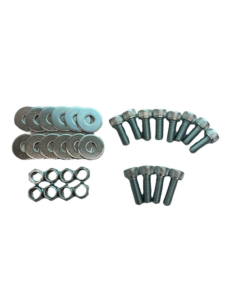Sparco Seat Hardware Spacer Kit Side Mount - Silver Zinc - awdtuningtx